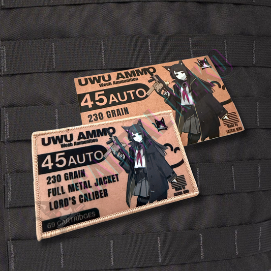 Anime Morale Patch - Ammo Series - .45 ACP - UWU Ammo