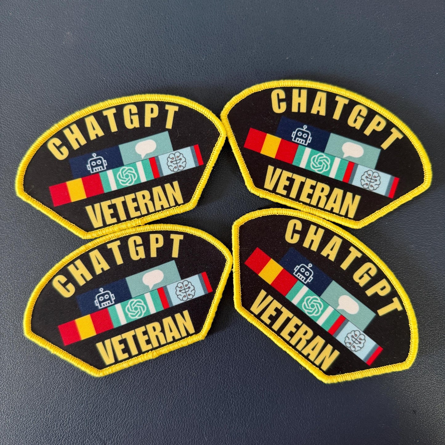 Custom Velcro Patch - ChatGPT Veteran