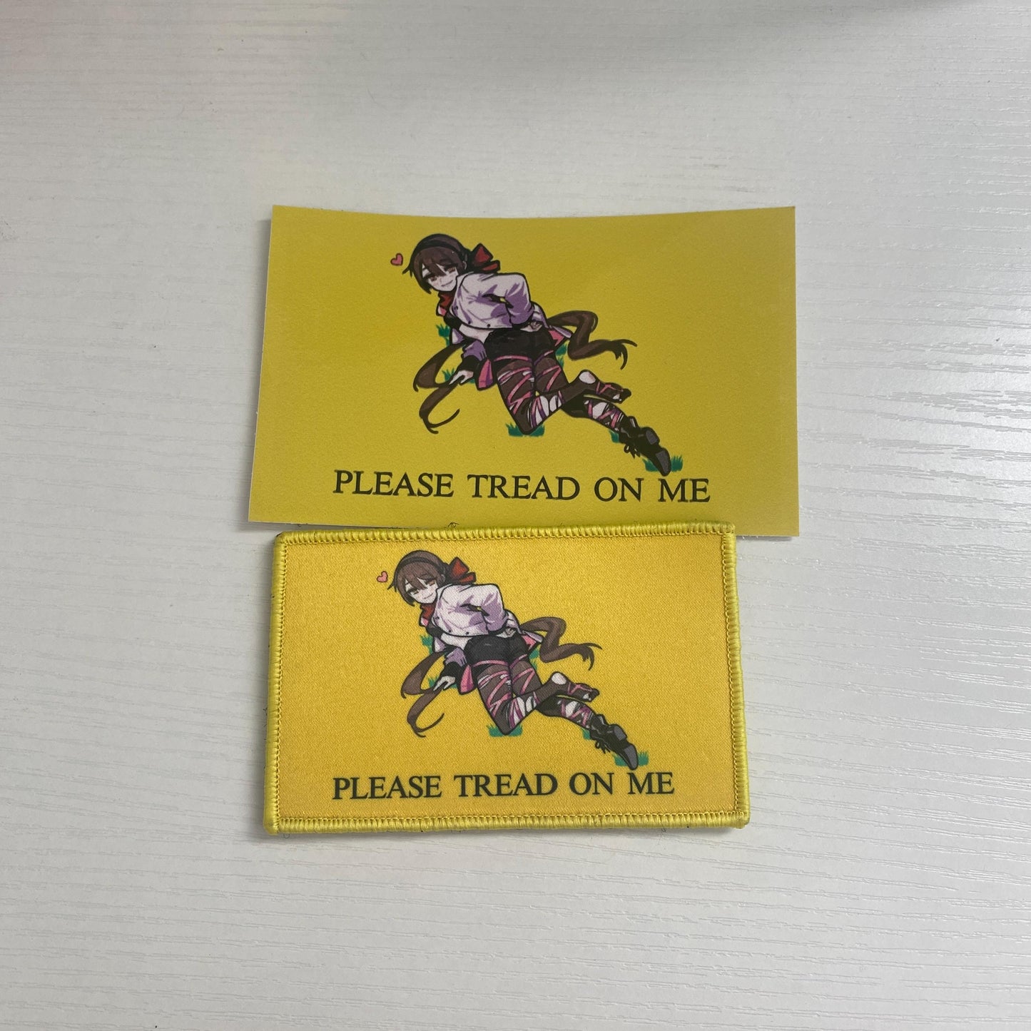 Gadsden Flag Anime Sticker: Waterproof Car/Laptop Decal