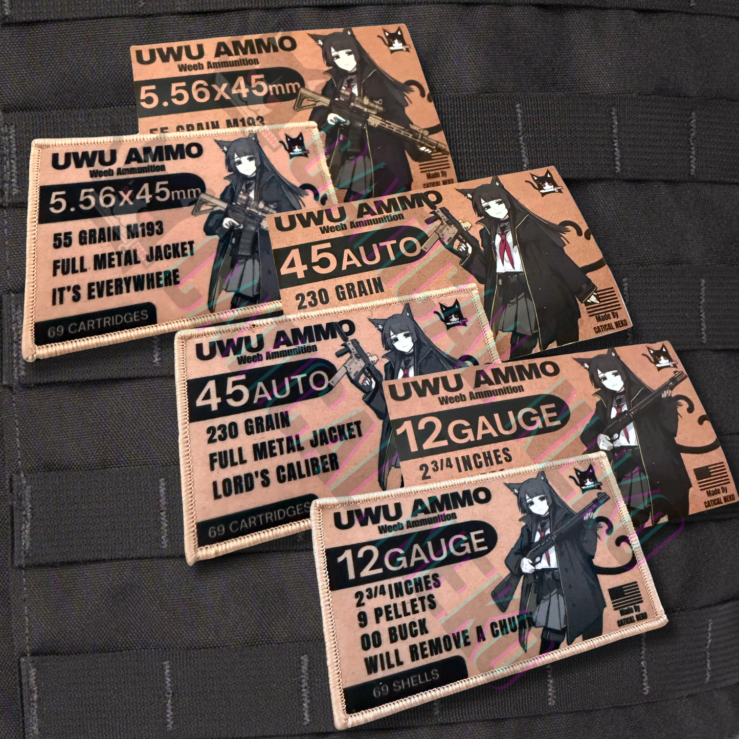Anime Morale Patch - Ammo Series - 12 Gauge - UWU Ammo