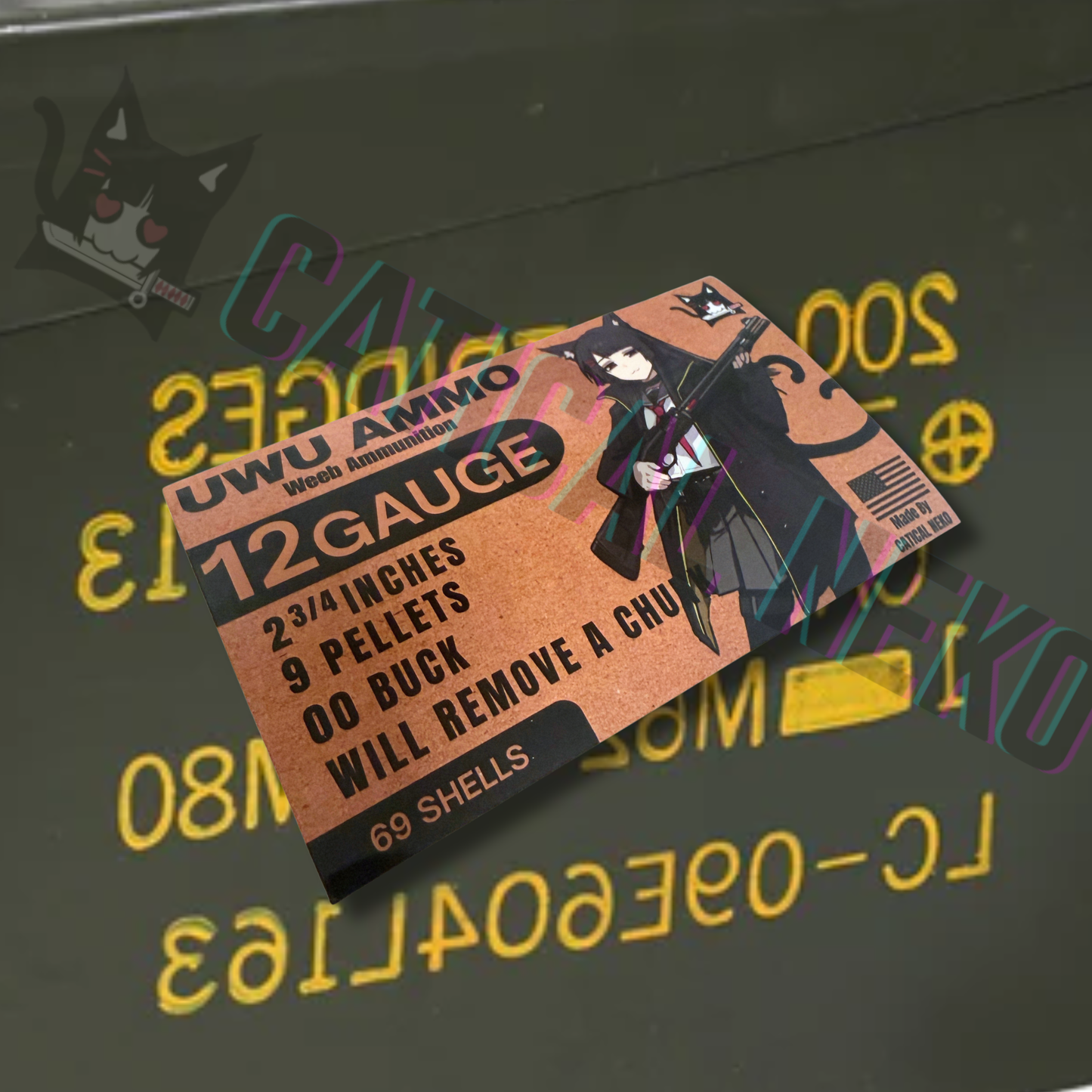 UWU Ammo Custom Anime Decal
