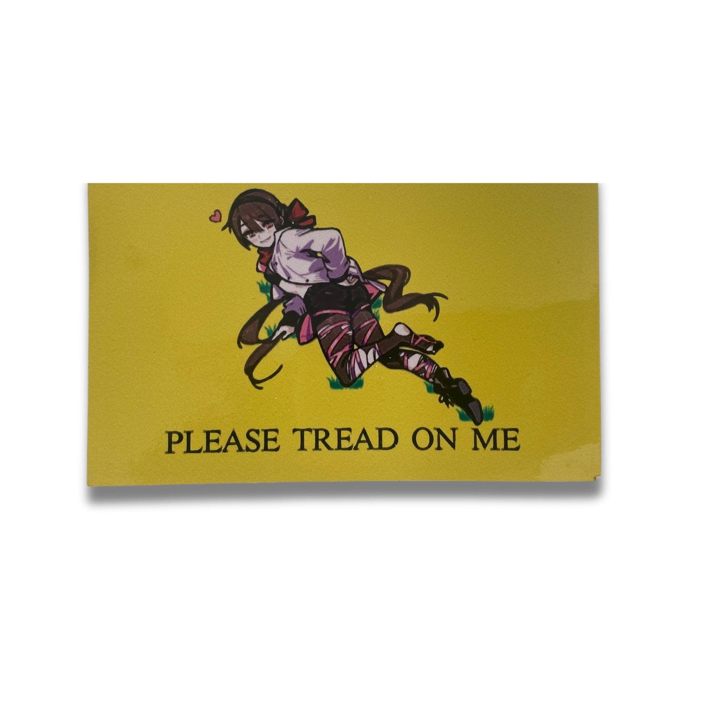 Gadsden Flag Anime Sticker: Waterproof Car/Laptop Decal