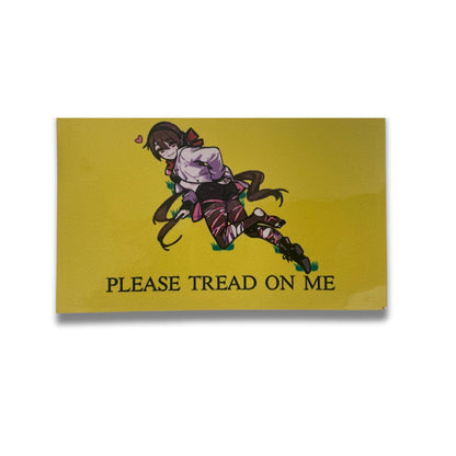 Gadsden Flag Anime Sticker: Waterproof Car/Laptop Decal