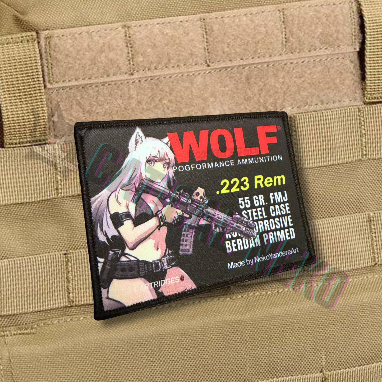 Anime Morale Patch - Wolf .223 REM