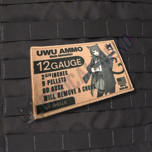 Anime Morale Patch - Ammo Series - 12 Gauge - UWU Ammo