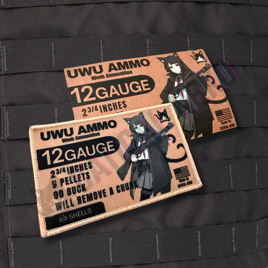 Anime Morale Patch - Ammo Series - 12 Gauge - UWU Ammo
