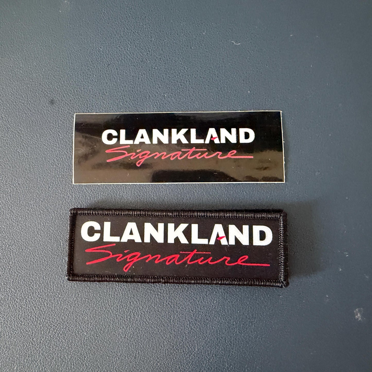 Custom Velcro Patch - Clankland Signature - Kirkland Parody - Costco
