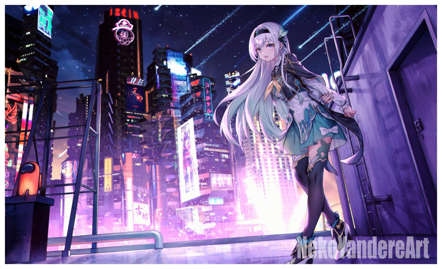 Honkai: Star Rail Firefly 27'' x 16.5'' Foiled Print