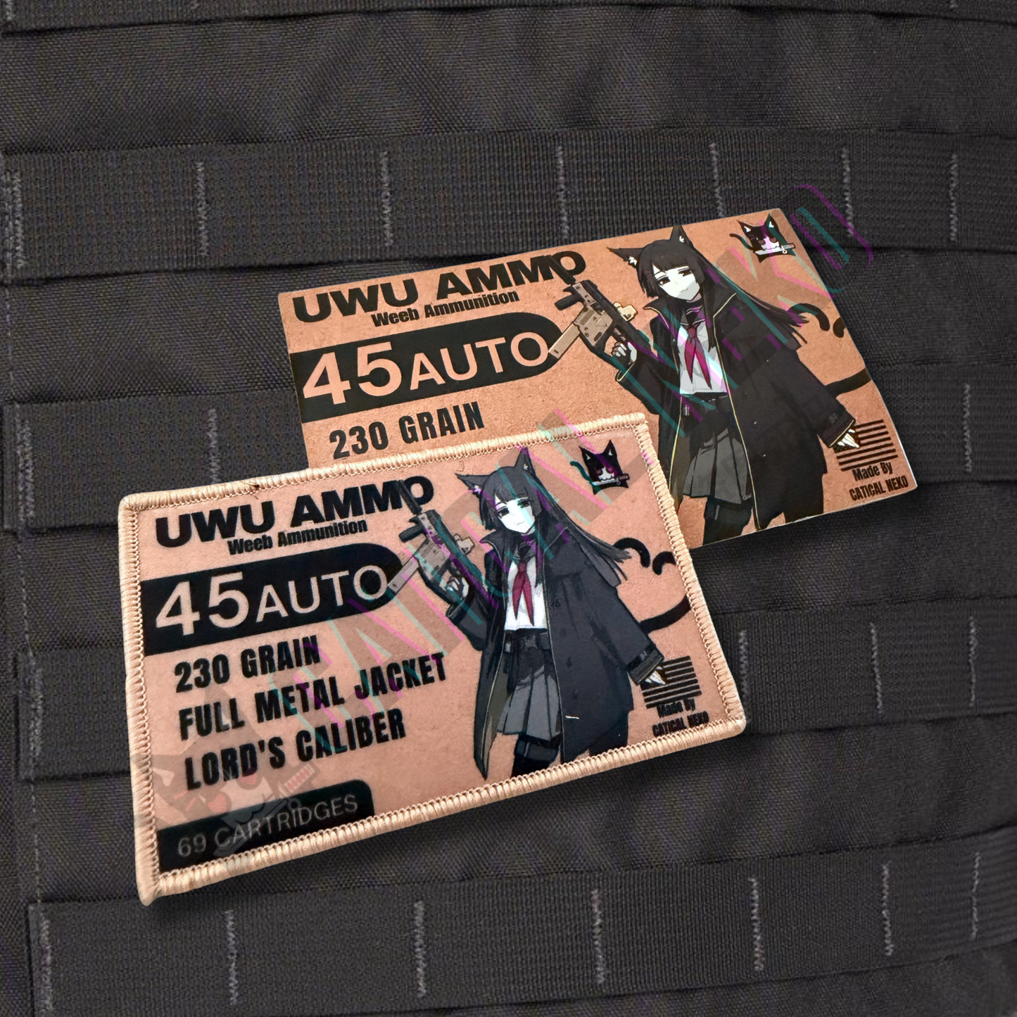 Anime Morale Patch - Ammo Series - .45 ACP - UWU Ammo