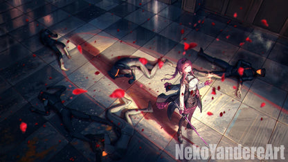 Honkai: Star Rail Kafka 27'' x 15.5'' Print