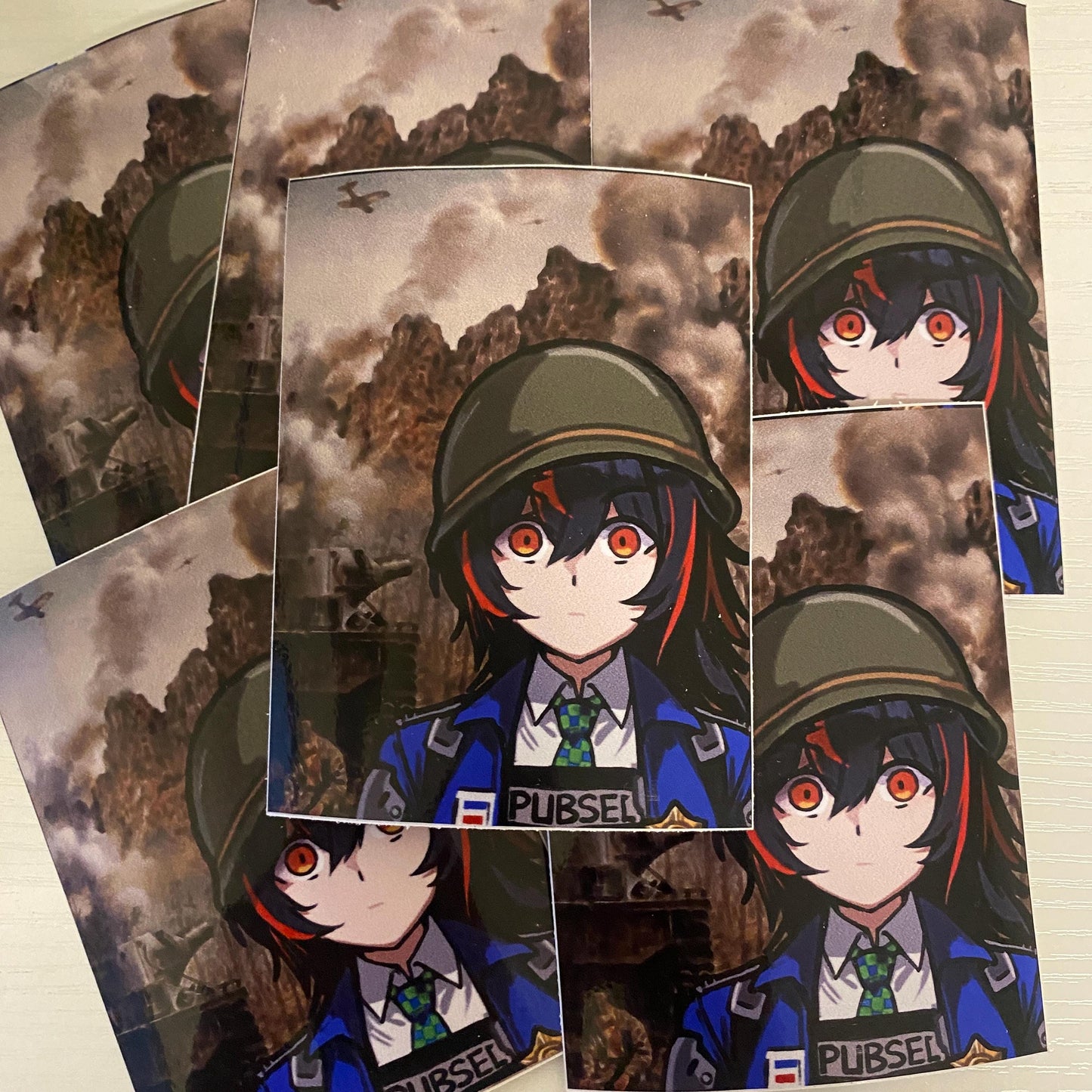 Zenless Zone Zero Zhu Yuan Sticker - PTSD Meme - Waterproof Anime Decal
