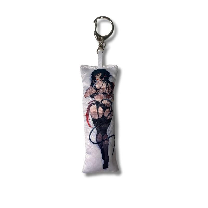 Mini Jane Doe Dakimakura Keychain: Zenless Zone Zero Body Pillow Charm