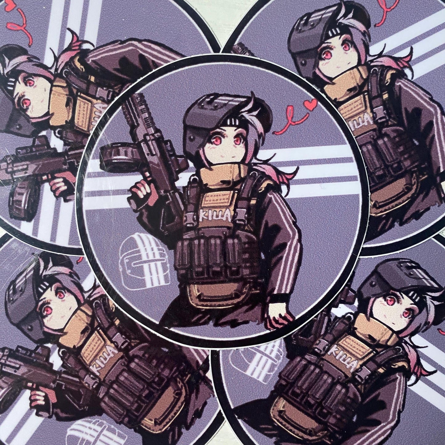Killa & Tagilla - EFT Anime Sticker - Waterproof Sticker