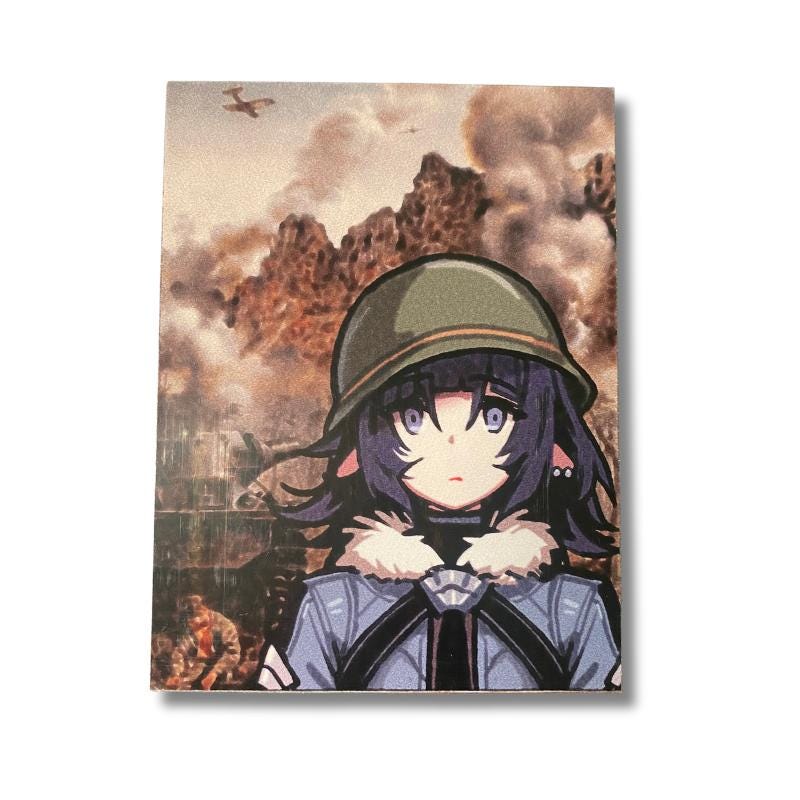 Zenless Zone Zero Jane Doe Sticker - PTSD Meme - Waterproof Anime Decal