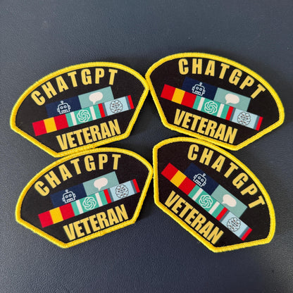 Custom Velcro Patch - ChatGPT Veteran