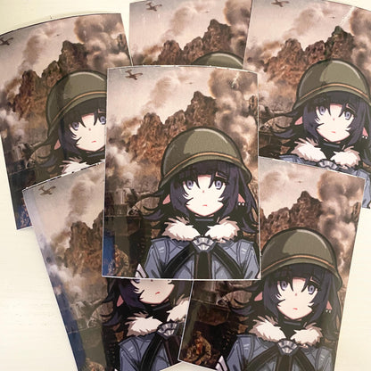 Zenless Zone Zero Jane Doe Sticker - PTSD Meme - Waterproof Anime Decal