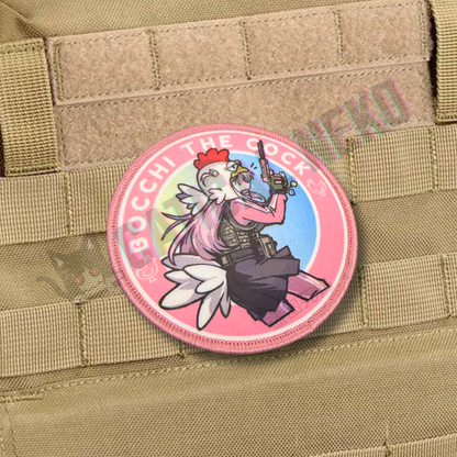 Anime Morale Patch - Bocchi the Cock - MGS Chicken Hat Parody