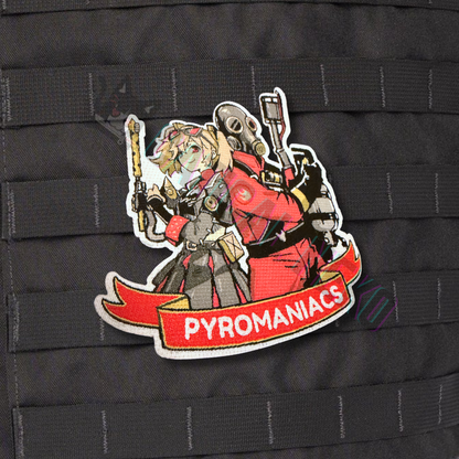 Anime Morale Patch - Burince & Pyro - Zenless Zone Zero x TF2 - Pyromaniacs