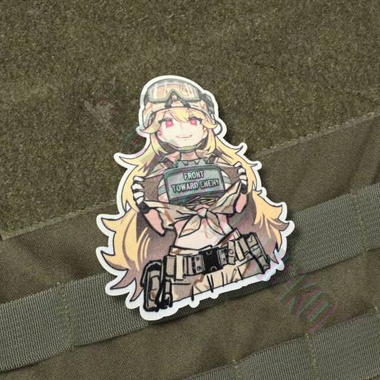 Anime Morale Patch - Front Towards Enemy - Claymore - Desert Storm