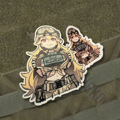 Anime Morale Patch - Front Towards Enemy - Claymore - Desert Storm