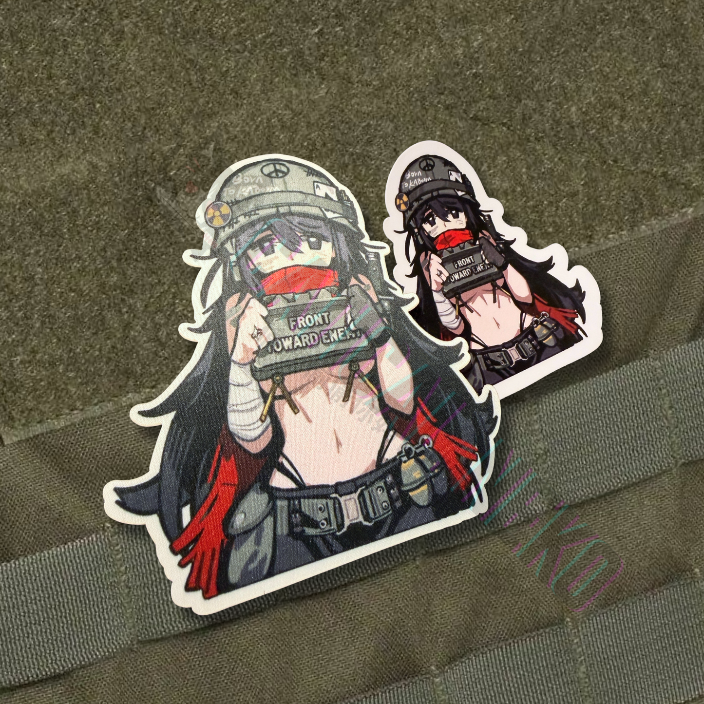 Anime Morale Patch - Front Towards Enemy - Claymore - Vietnam War