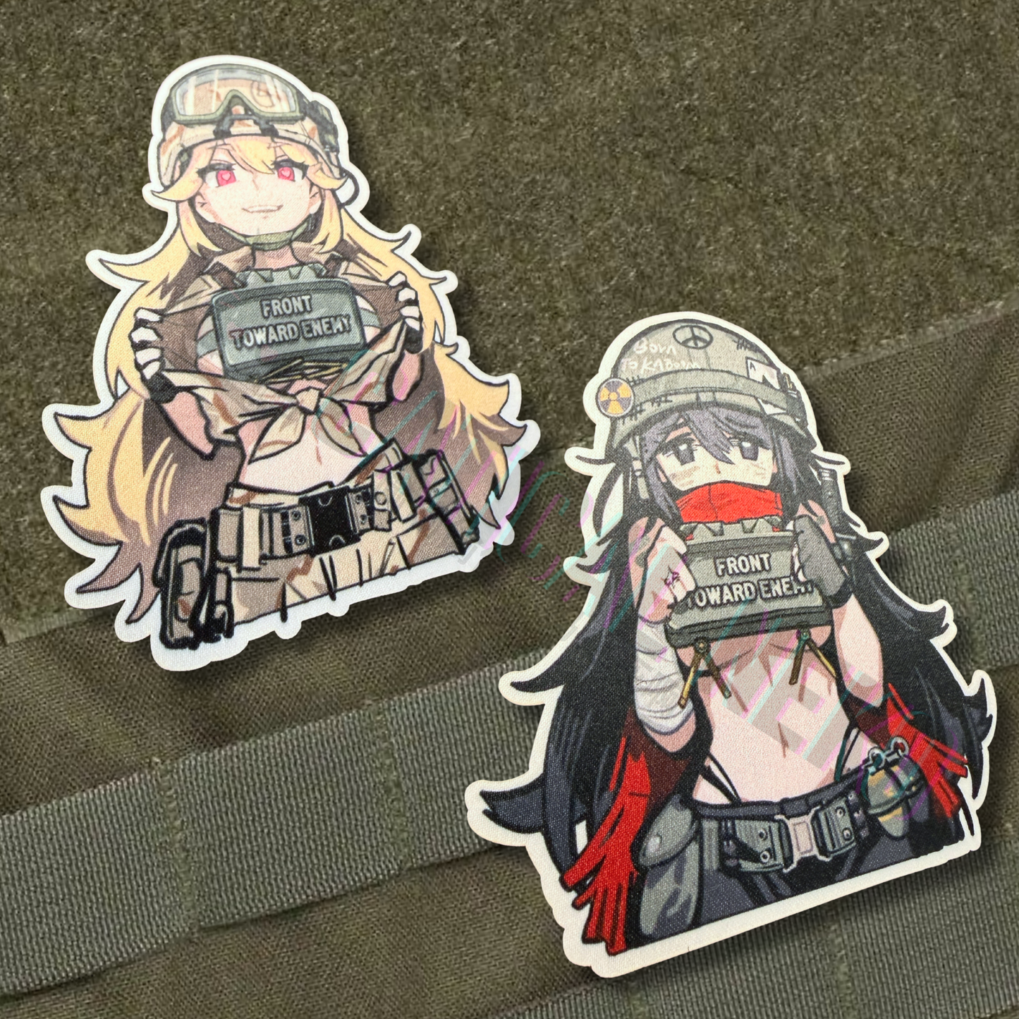 Anime Morale Patch - Front Towards Enemy - Claymore - Desert Storm