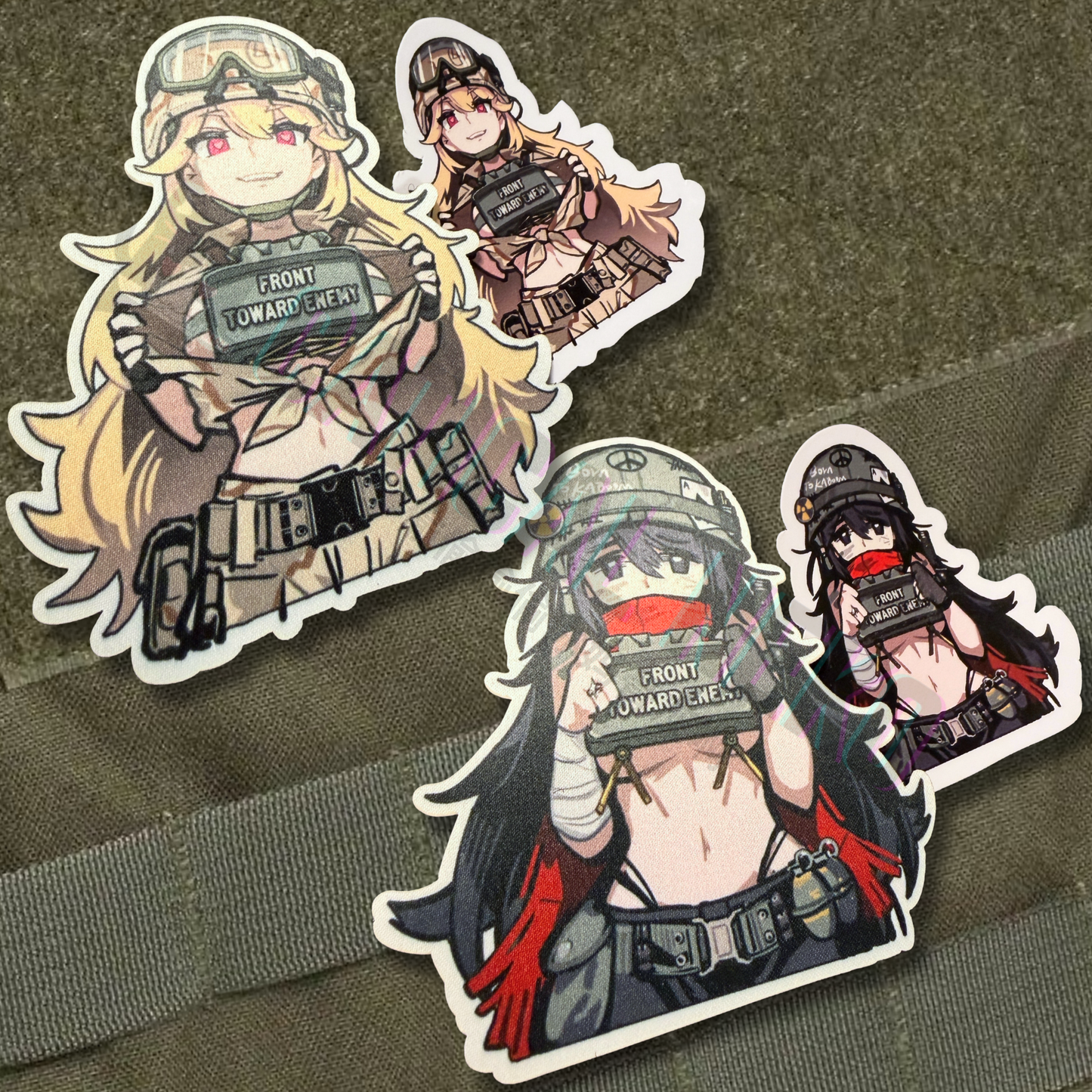 Anime Morale Patch - Front Towards Enemy - Claymore - Desert Storm