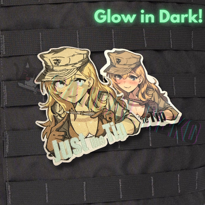 Anime Morale Patch - Just the Tip -  Glow in Dark
