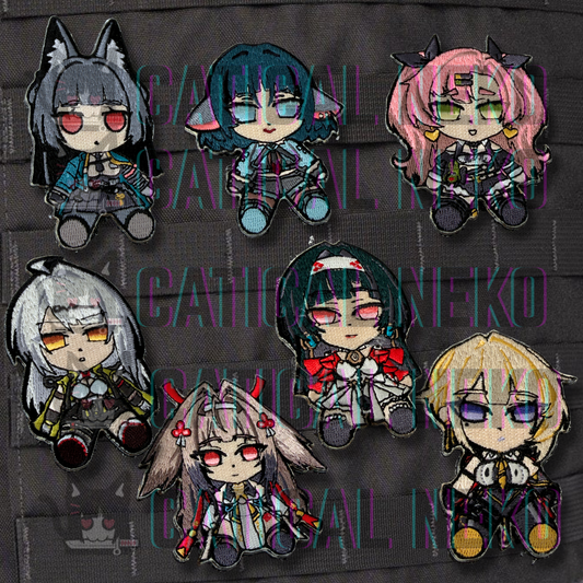 Anime Morale Patch - Zenless Zone Zero Plush Embroidery Patches - Series 1