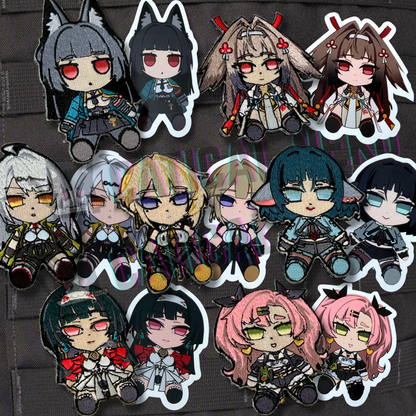 Anime Morale Patch - Zenless Zone Zero Plush Embroidery Patches - Series 1