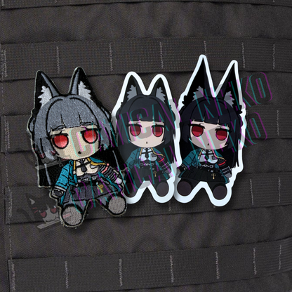 Anime Morale Patch - Zenless Zone Zero Plush Embroidery Patches - Series 1