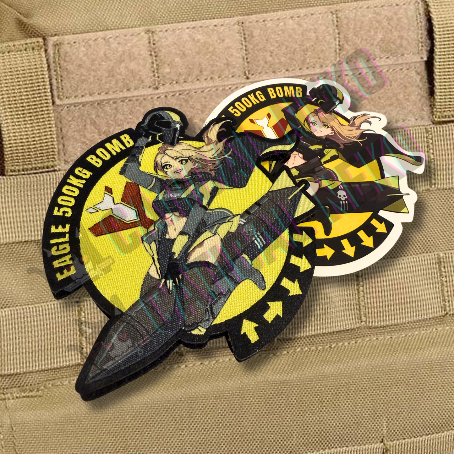Anime Morale Patch - Eagle 500KG Bomb & Reinforce