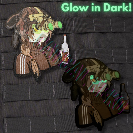 Anime Morale Patch - NVG Girl USSR - Glow In Dark