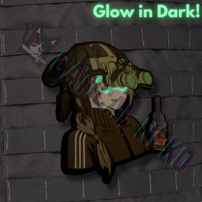 Anime Morale Patch - NVG Girl USSR - Glow In Dark