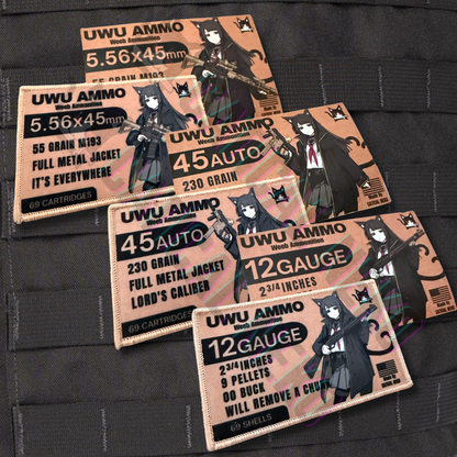 Anime Morale Patch - Ammo Series - .45 ACP - UWU Ammo