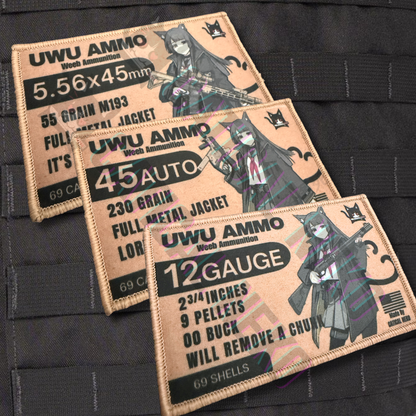Anime Morale Patch - Ammo Series - .45 ACP - UWU Ammo
