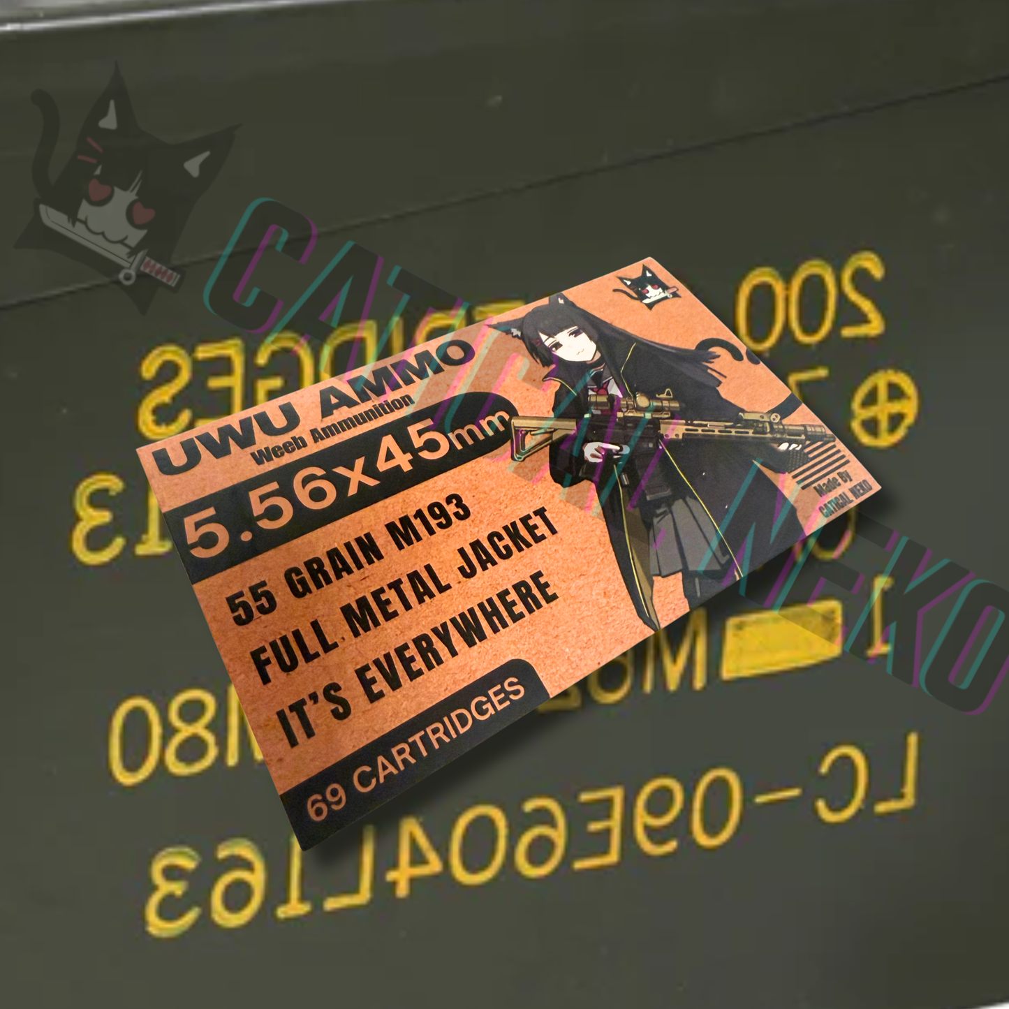 UWU Ammo Custom Anime Decal