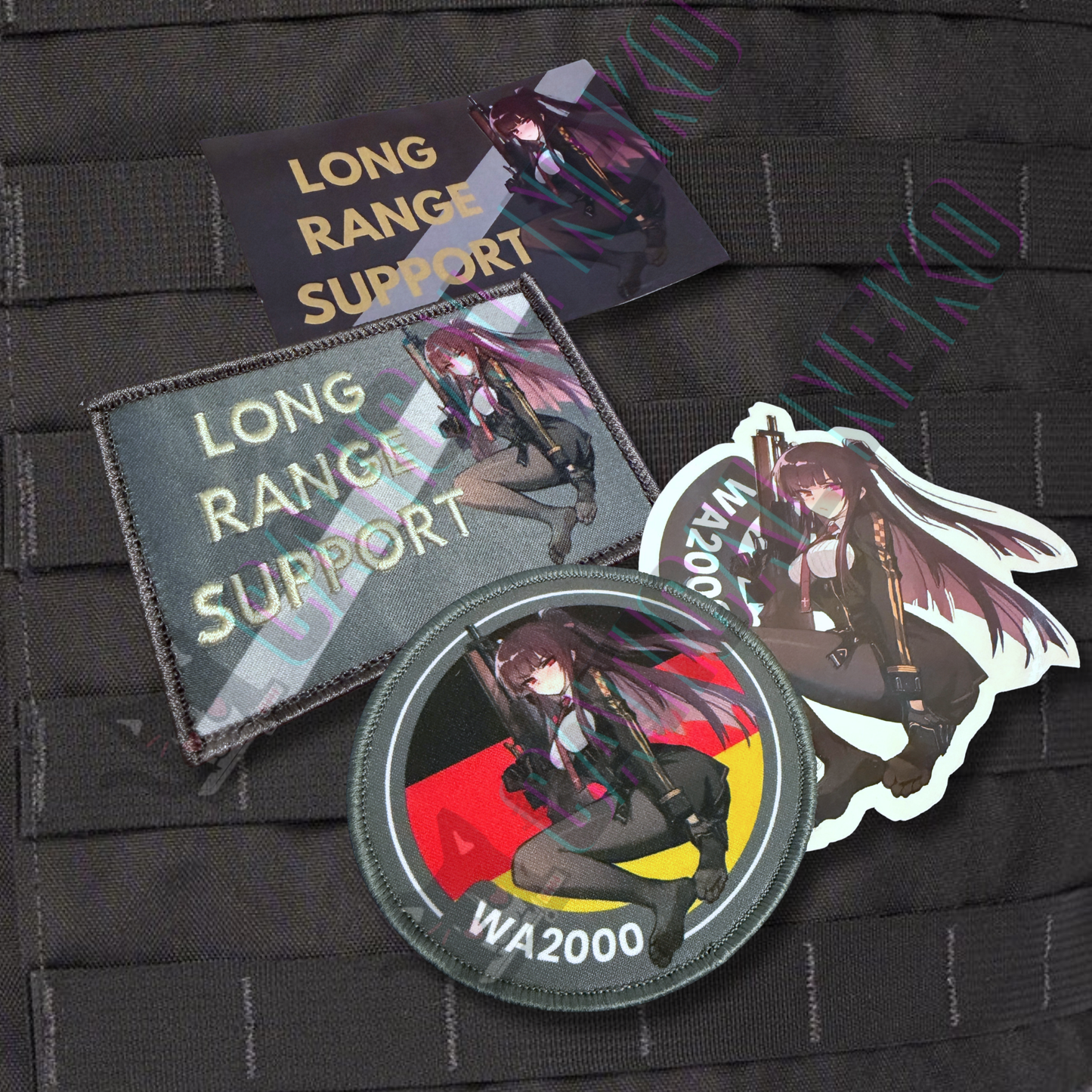 Anime Morale Patch - Long Range Support - WA2000 - Girls' Frontline