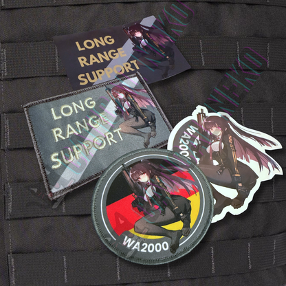 Anime Morale Patch - Long Range Support - WA2000 - Girls' Frontline