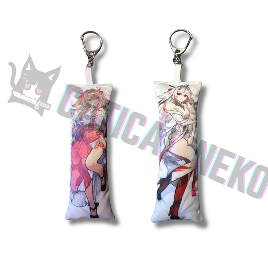 Mini Ye Shunguang Dakimakura Keychain: Zenless Zone Zero Body Pillow Charm