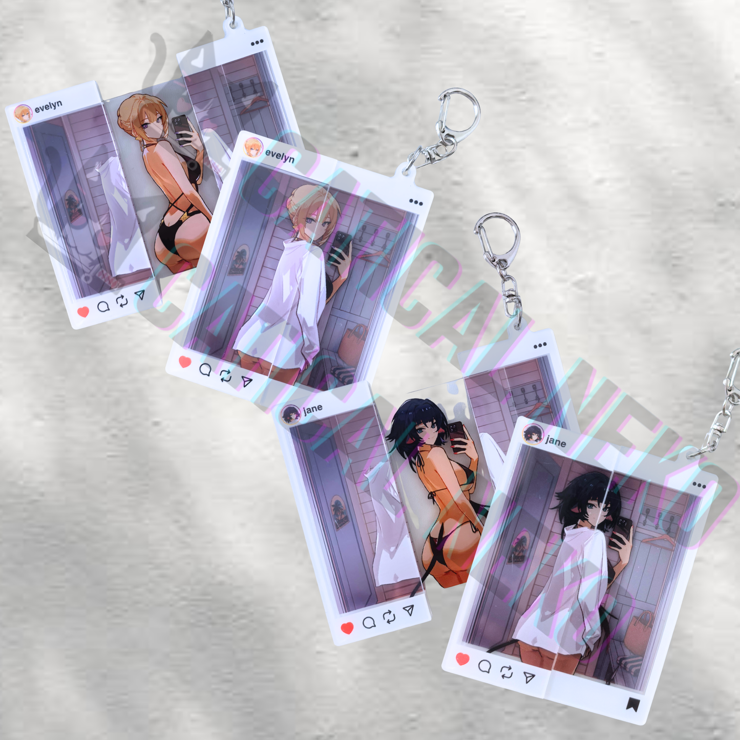 Zenless Zone Zero Interactive Pull-Open Acrylic Charm - Series 2