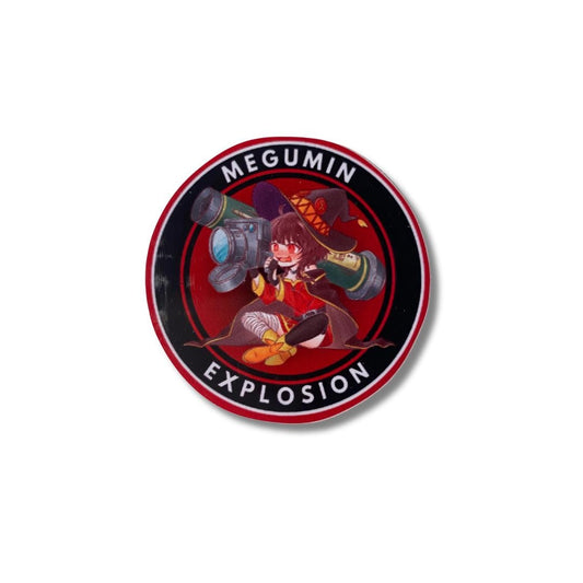 Megumin Javelin Launcher Custom Anime Stickers for Car / Laptop / Airsoft //Waterproof Anime Decal