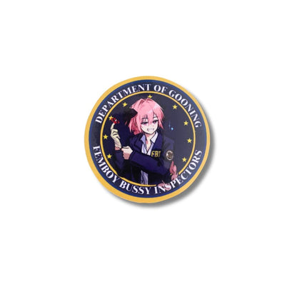 Anime Velcro Patch - FBI - Femboy Bussy Inspectors