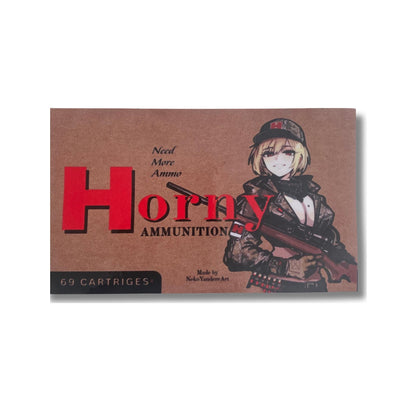 Horny Ammo Custom Anime Stickers for Car / Laptop / Airsoft //Waterproof Anime Decal