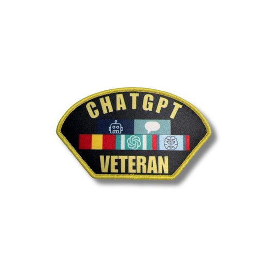 Custom Velcro Patch - ChatGPT Veteran