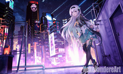 Honkai: Star Rail Firefly 27'' x 16.5'' Foiled Print