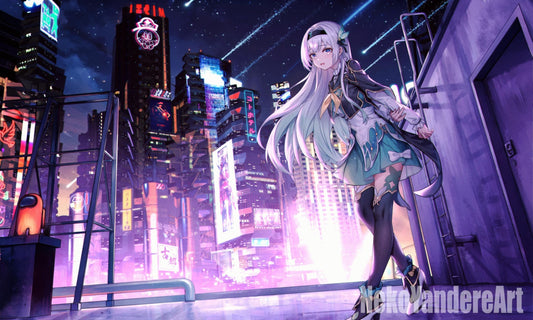 Honkai: Star Rail Firefly 27'' x 16.5'' Foiled Print