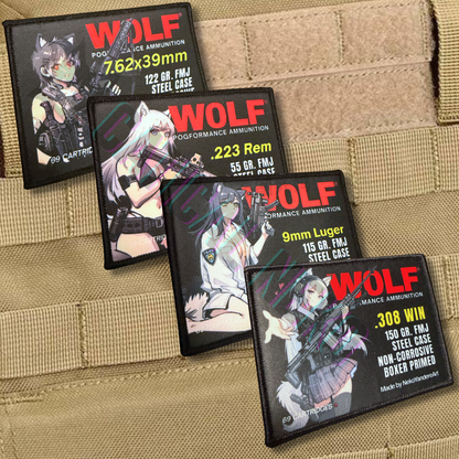Anime Morale Patch - Wolf 9mm Luger