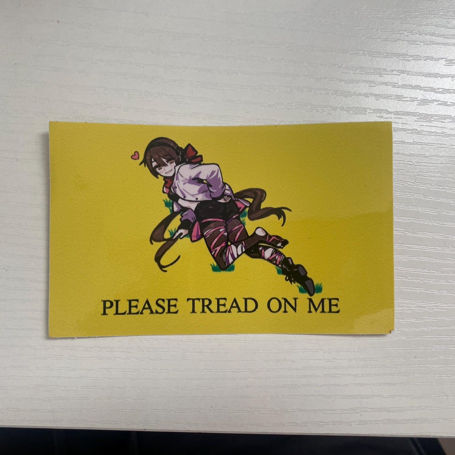 Gadsden Flag Anime Sticker: Waterproof Car/Laptop Decal