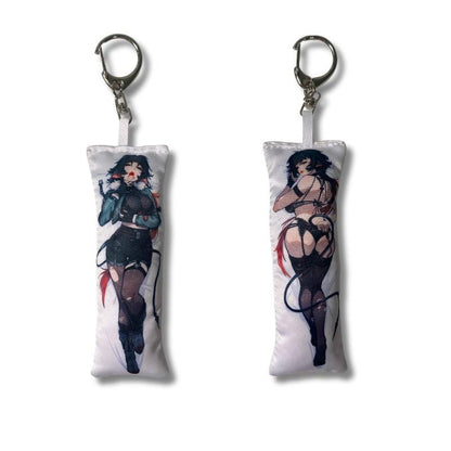 Mini Jane Doe Dakimakura Keychain: Zenless Zone Zero Body Pillow Charm